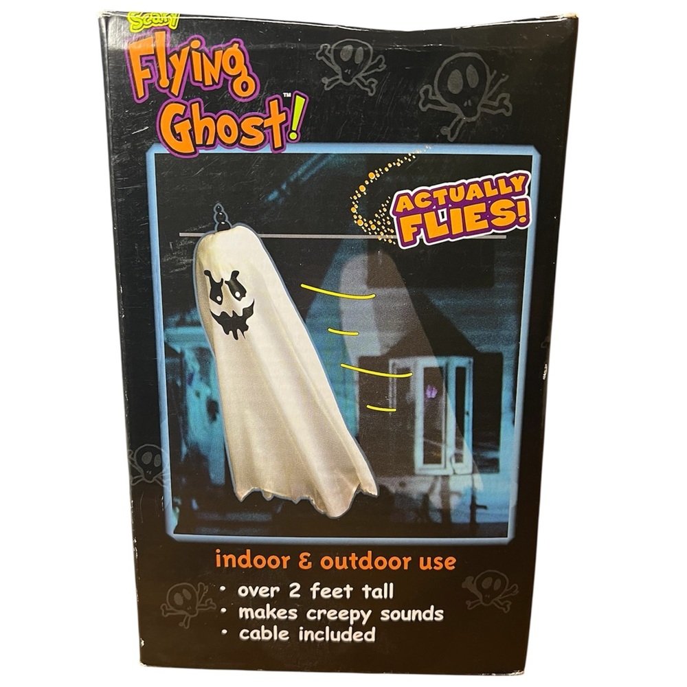 Tekky Toys SCARY FLYING GHOST‎ Halloween Decoration--- 2 Feet Tall Tested!